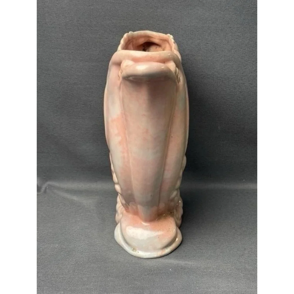GONDER FLORAL VASE Pink‎ Vintage Mid Century Like McCoy Hull & Weller TULIP